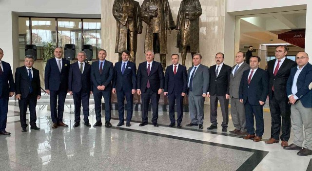 Yargıtay Birinci Başkanı Mehmet Akarca, Bakırköy Cumhuriyet Başsavcısı Hüseyin Gümüşü ziyaret etti