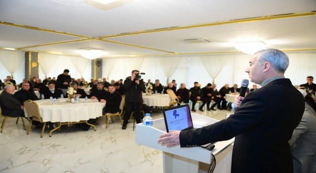Yeşilyurtta muhtarlarla istişare toplantısı