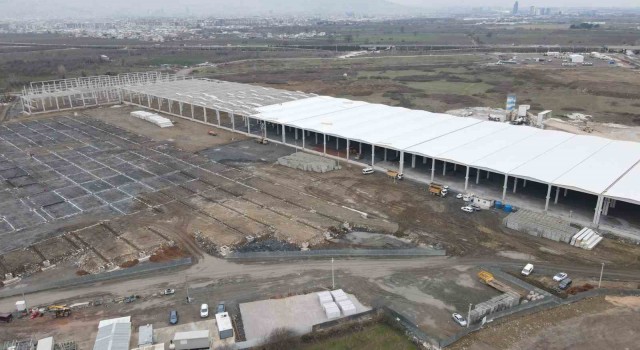 Yıldırım Lojistik Merkezinde yol yarılandı