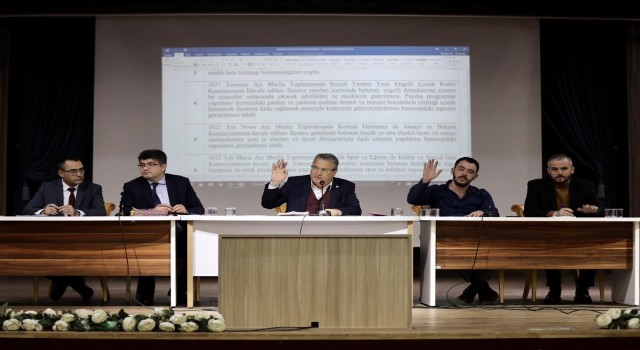 Yunusemrede 2023 yılının ilk meclisi toplandı