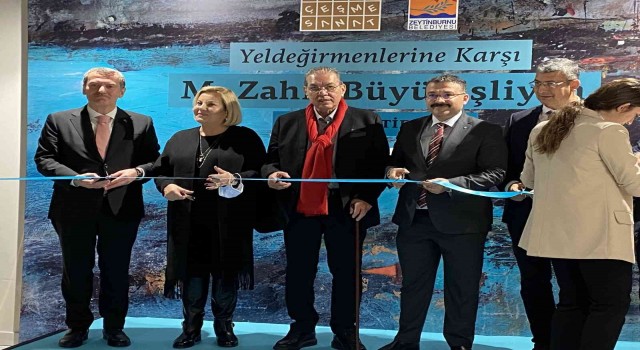 Zeytinburnu Kazlıçeşme Sanat Merkezinde yılın ilk sergisi açıldı