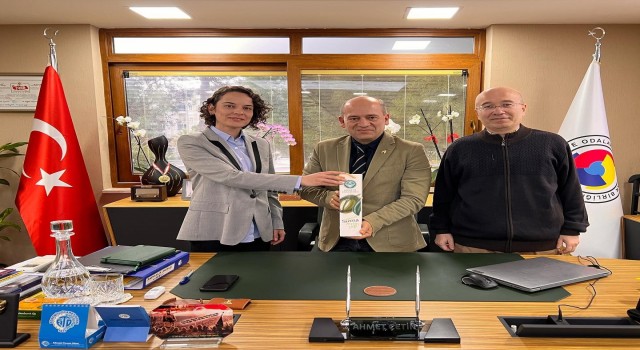 Zeytincilik Enstitüsü ve Edremit Meslek Yüksek Okulundan Edremit Ticaret Odasına ziyaret