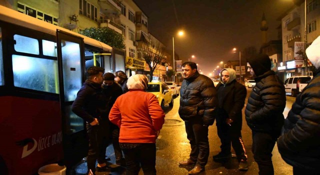 190 depremzede Düzceye getirildi