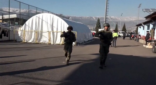 7nci Komando Tugayı Kahramanmaraşta asayişi sağlamaya devam ediyor