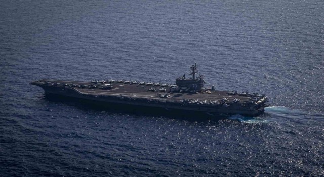 ABD Donanmasına bağlı USS George HW Bush uçak gemisi Türkiyeye doğru yola çıktı