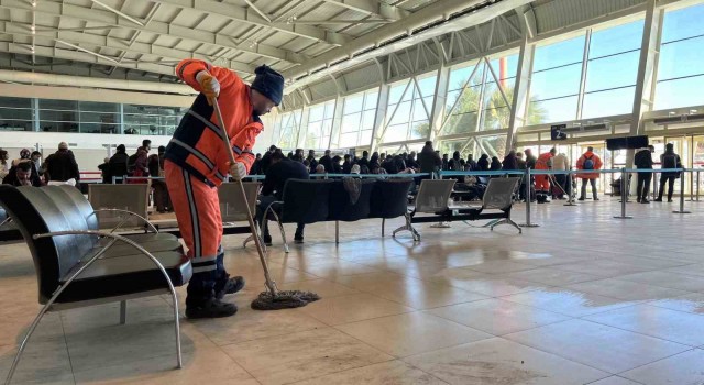 Adıyaman Havalimanının temizliğini Bağcılar Belediyesi üstlendi