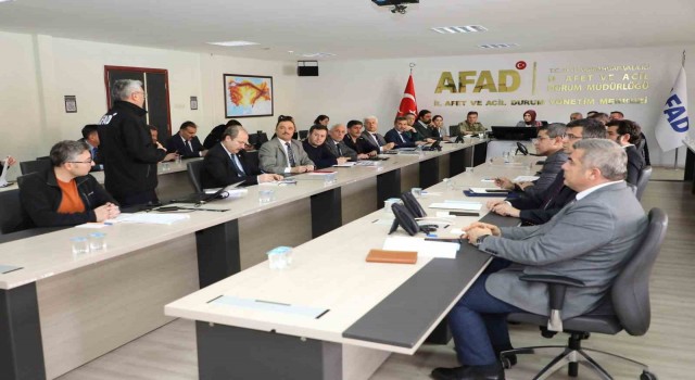 AFAD Kriz Merkezinde deprem tedbirleri masaya yatırıldı
