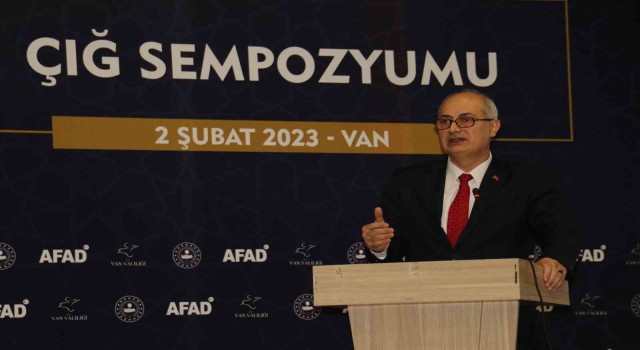 AFAD Müdürü Körpeş: “2022 yılında Vanda 73 tane çığ meydana geldi”