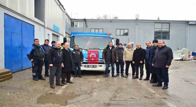 Afet bölgesinde altyapıya BUSKİ müdahalesi