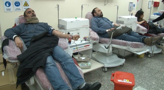 Akut halde ihtiyaç duyulan kanların tamamı karşılandı