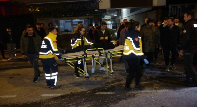 Alkollü sürücüyü palmiye ağacı durdurdu