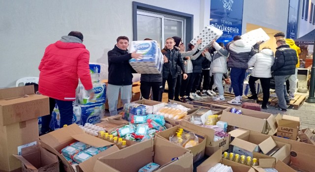 Altınordunun U15 takımı depremzedeler için seferber oldu