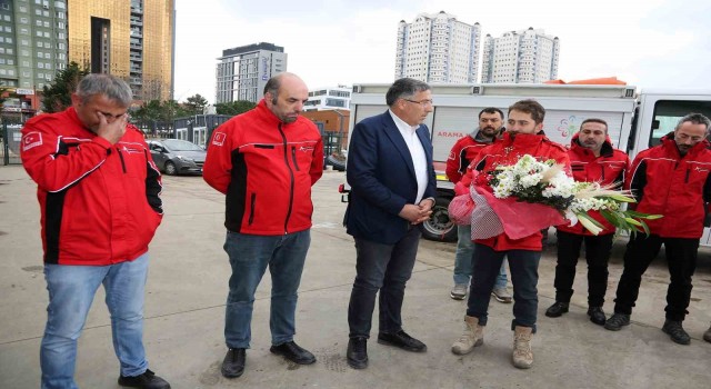 Ataşehirin kahraman Arama Kurtarma Ekibi “ATAK” İstanbula döndü