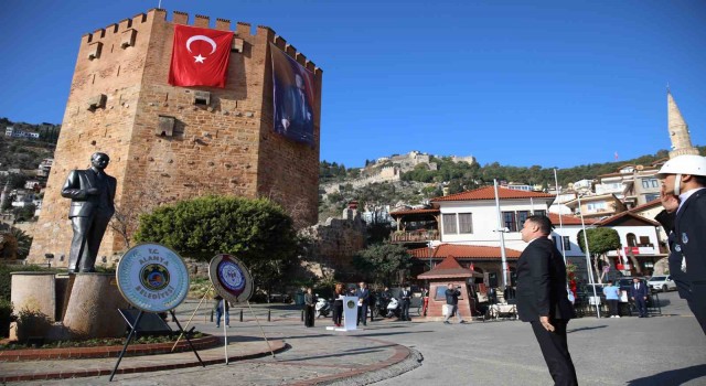 Atatürkün Alanyaya gelişinin 88. yıl dönümü kutlandı