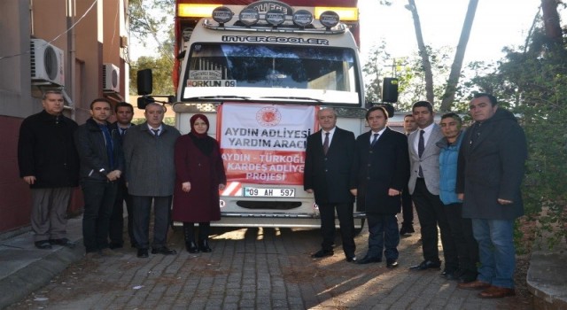 Aydın Adliyesinden deprem bölgesine yardım