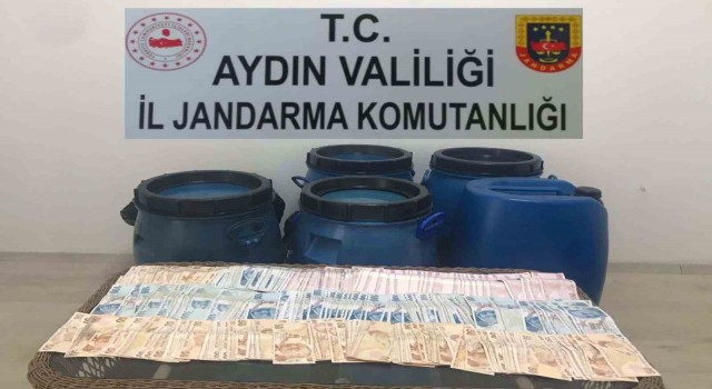 Aydında zeytinyağı hırsızları jandarmaya takıldı