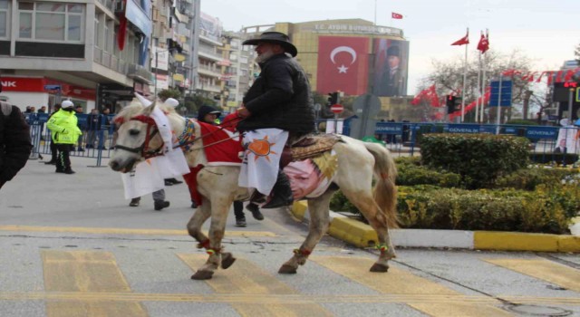 Aydınlı Kovboyun atıyla Cumhurbaşkanını dinleme hayali yarım kaldı