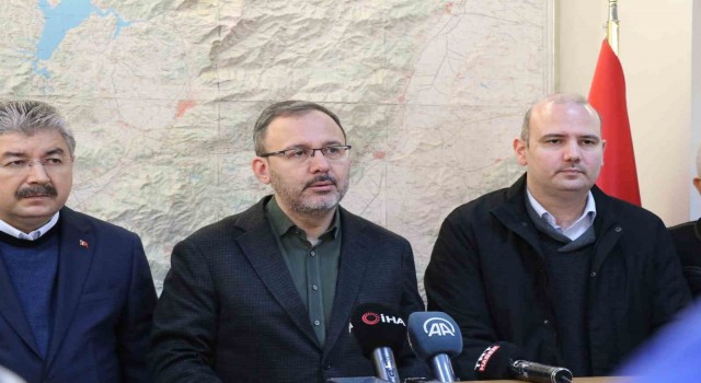 Bakan Kasapoğlu: “Osmaniyede 695 vatandaşımız vefat etti, 2 bin 220 yaralımız var”