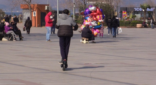 Bandırmada e-scooterler hizmete girdi