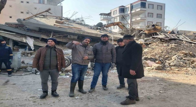 Başkan Ertürk, Adıyamanda deprem bölgesinde
