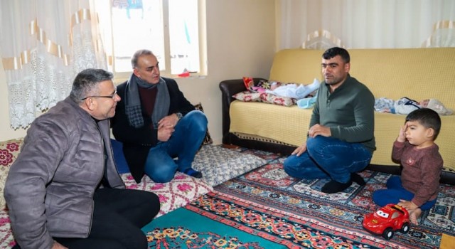 Başkan Güler, Köşkteki depremzedeler ile buluştu