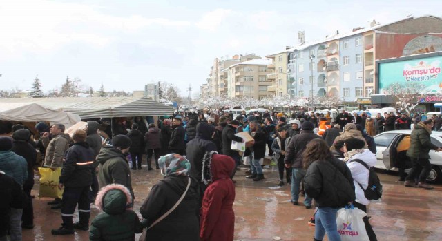 Başkan Kalaycı: “Yardım kampanyasına destek olan vatandaşlara teşekkür etti”