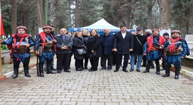 Başkan Özcan, Demirci Mehmet Efeyi vefatının 62nci yılında unutmadı