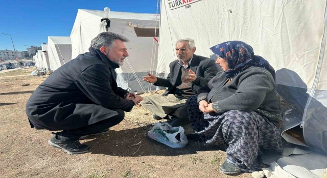 Başkan Sandal, Malatyanın ardından Adıyamanda: Yıkım ve acılar tarifsiz