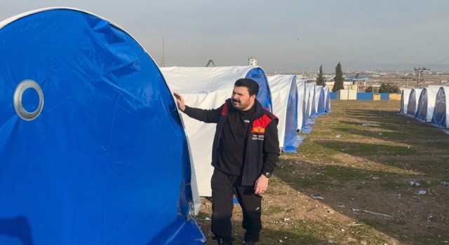 Başkan Sayanın Ağrı Çadır Kent projesi tamamlandı