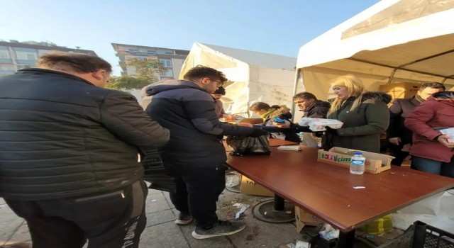 Başkan Şeniz Doğan deprem bölgesi Hatayda