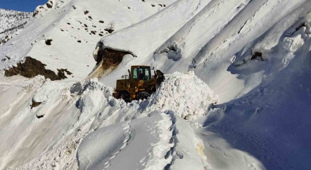 Batmanda kar yağışı nedeniyle kapanan köy yolları ulaşıma açılıyor