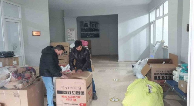 Bayırköyden deprem bölgesine yardım