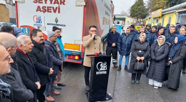 Bayrampaşadan mobil mutfak tırı deprem bölgesine yola çıktı