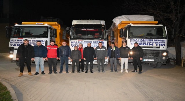 Biganın yardımları ulaşmaya devam ediyor