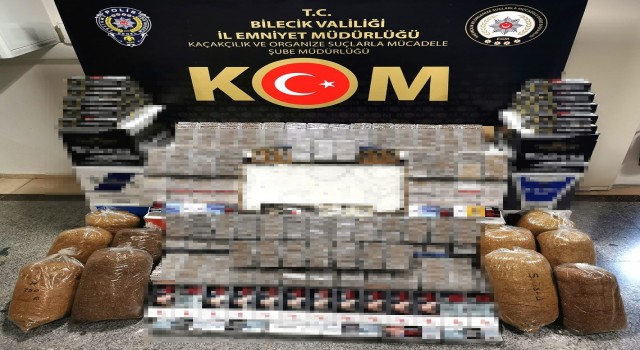 Bilecikte kaçak sigara operasyonu