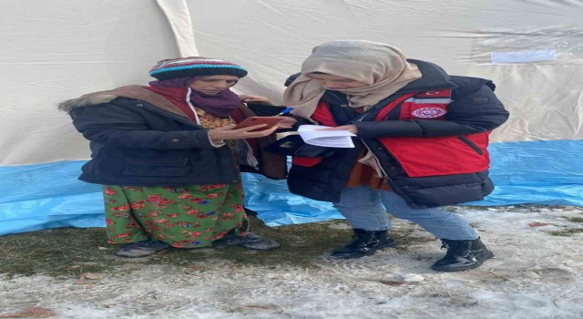 Bingöl Psiko-Sosyal Destek ekipleri deprem bölgesinde