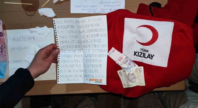 Birinci sınıf öğrencisi Asrından duygulandıran not