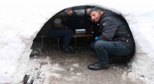 Bitliste yapılan iglo ev büyük ilgi gördü