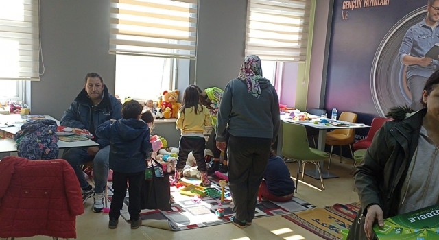 Bodrumda ihtiyaç mağazası oluşturuldu