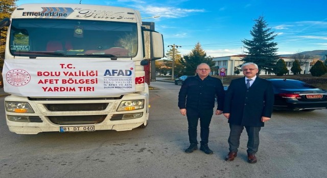 Boludan Elbistana 26 konteyner gönderildi