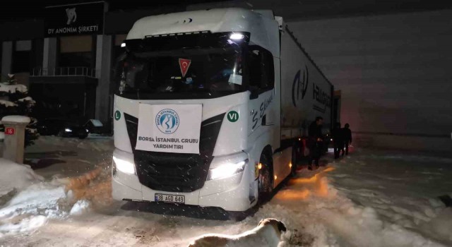 Borsa İstanbul Grubundan depremzedelere yardım