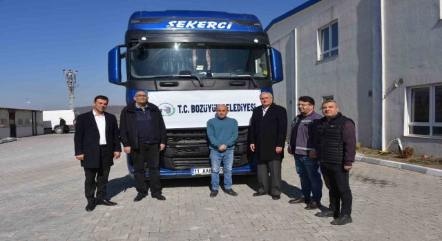 Bozüyük Belediyesi 10. yardım tırı Kahramanmaraşa yola çıktı