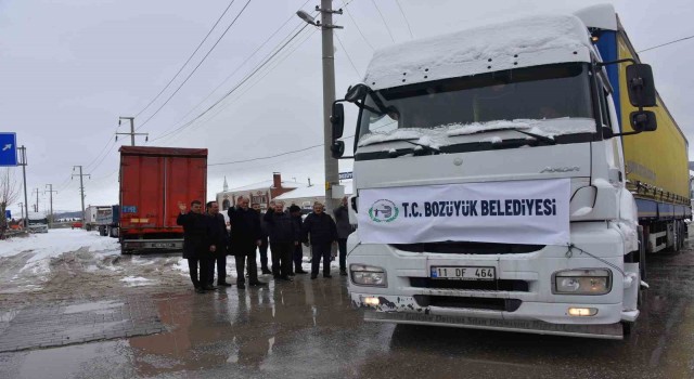 Bozüyük Belediyesi 4üncü yardım tırı yola çıktı