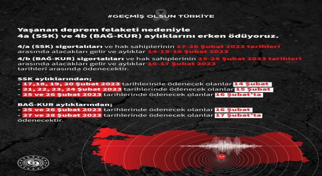 Çalışma ve Sosyal Güvenliği Bakanlığından emekli aylığı ödemesi hakkında açıklama