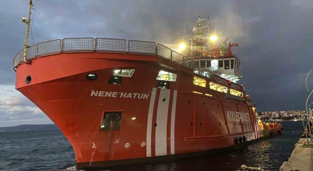 Çanakkaleden ikmal ve yardım malzemelerini alan ‘Nene Hatun İskenderuna hareket edecek