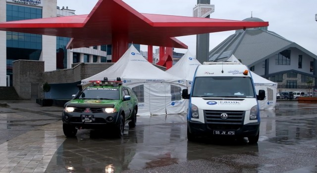 Canik Belediyesi depremzedeler için harekete geçti