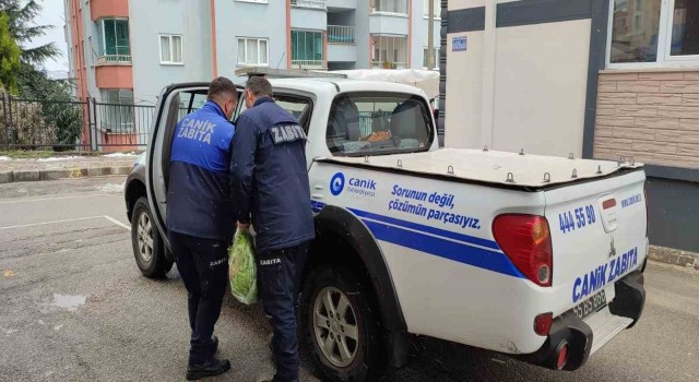 Canik depremzedelere kucak açtı