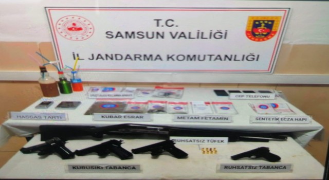 Çarşambada uyuşturucu operasyonu: 4 gözaltı