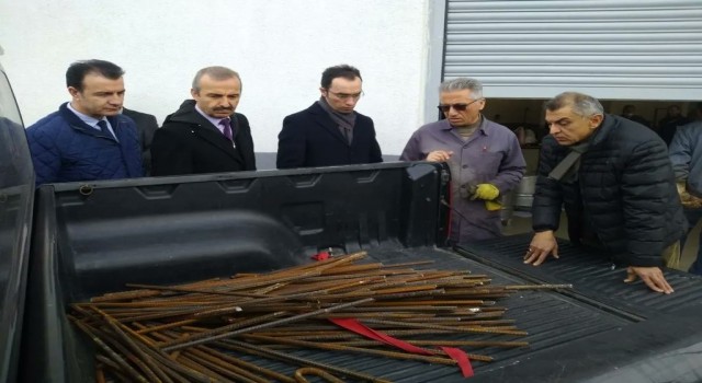 Çaycumadan deprem bölgesine soba desteği