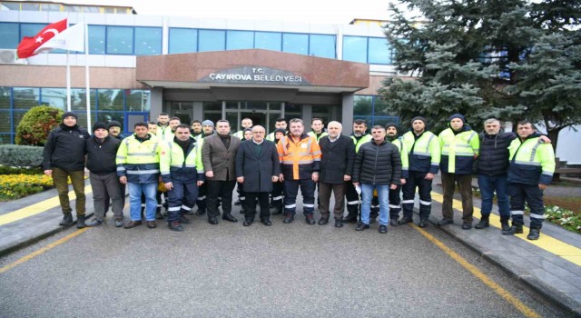 Çayırovadan arama kurtarma ekibi yola çıktı